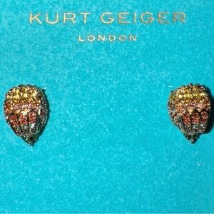 Kurt Geiger London Rainbow Pavé Signature Eagle Stud Earrings